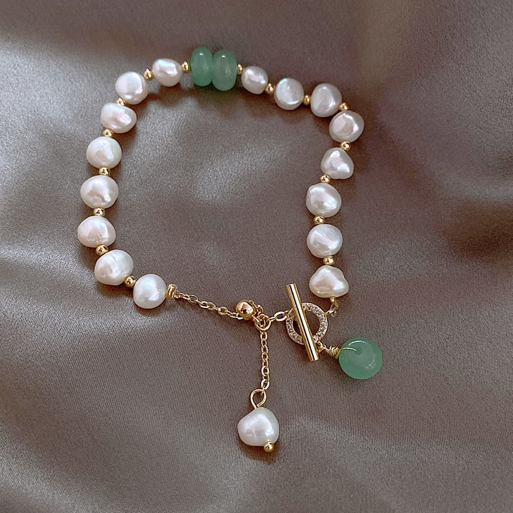 Adventure bracelet with sea pearls