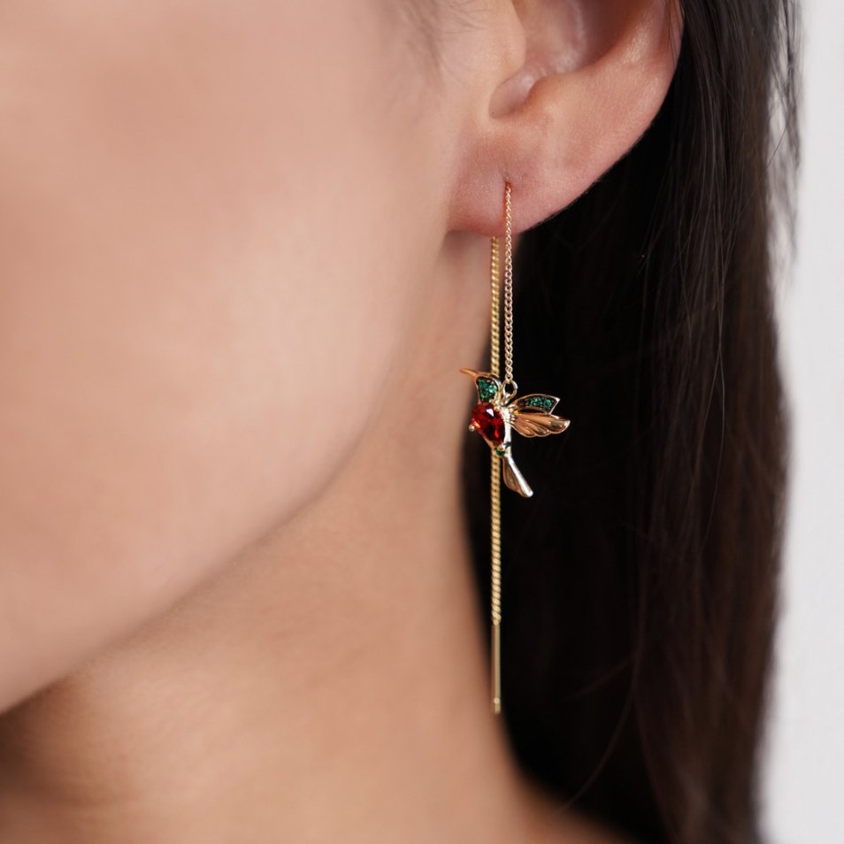 Elegant Hummingbird Earrings