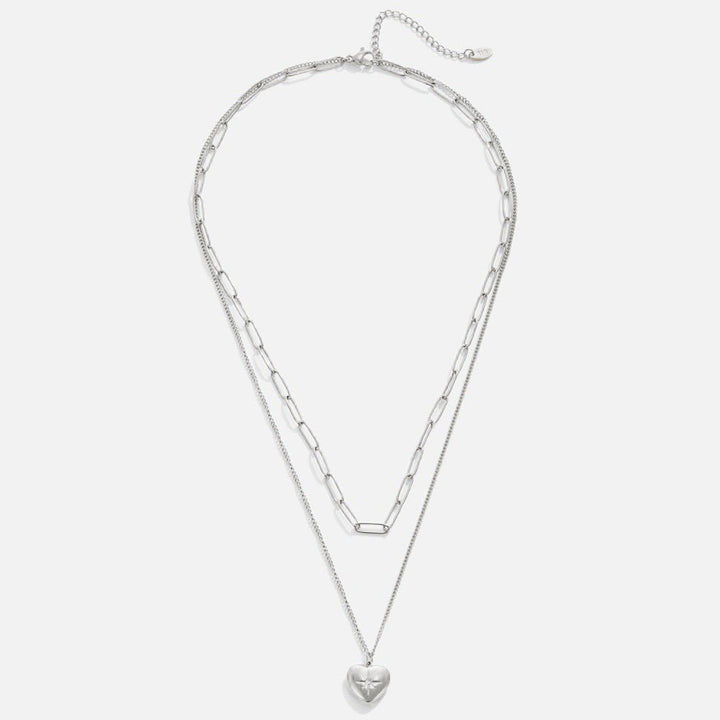 Heart Necklace and Office Clip