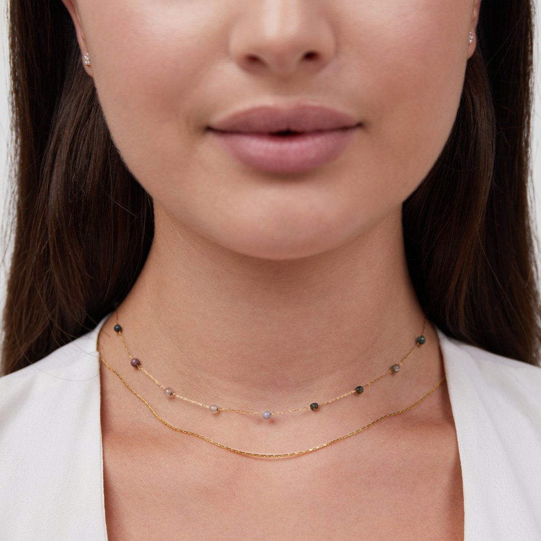 Alana Gold & Stone Layered Necklace