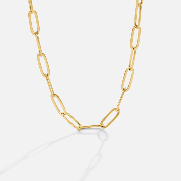 Gold Clip Necklace