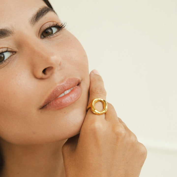 Vina Gold-Plated Ring