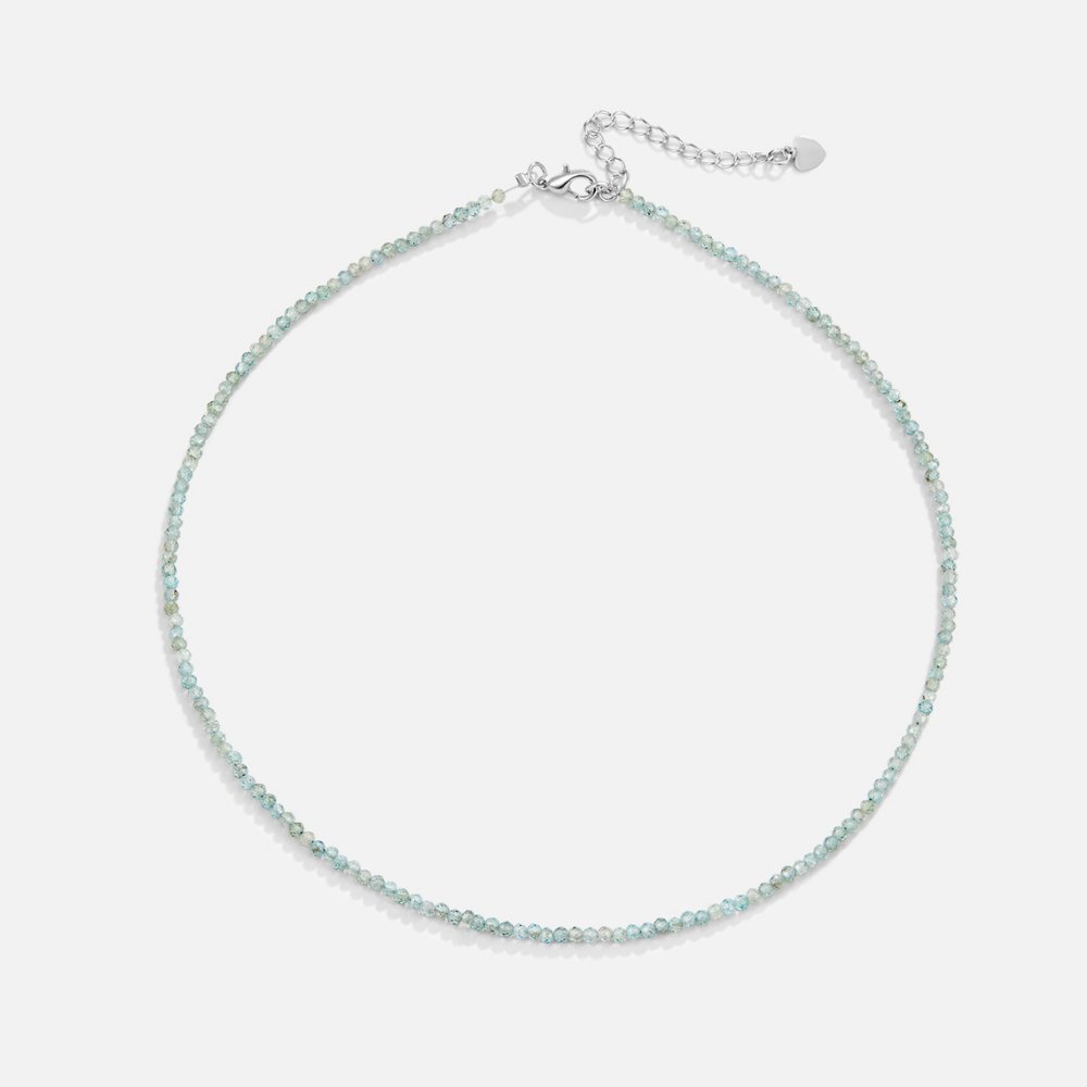 Apatite Pearl Necklace