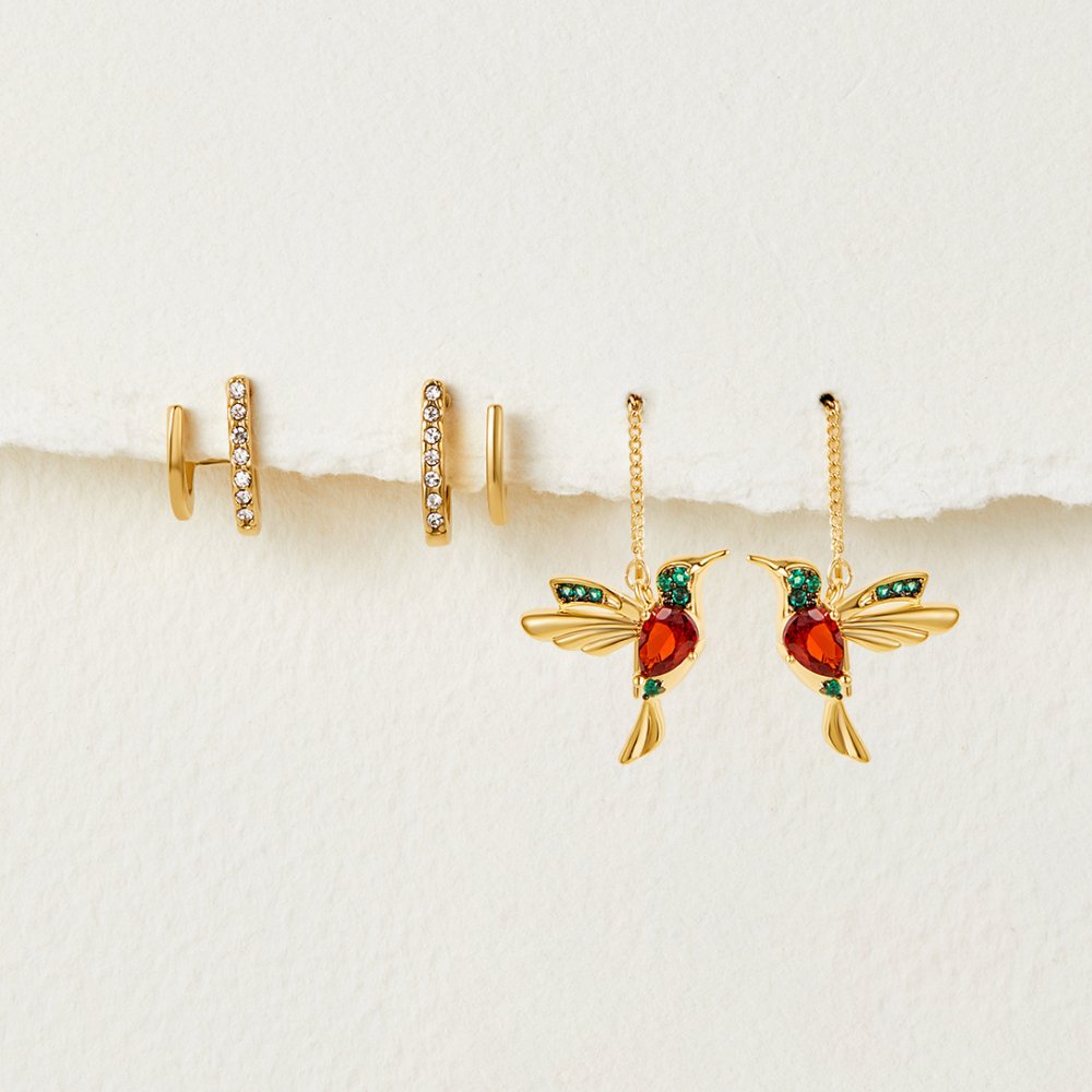 Elegant Hummingbird Earrings