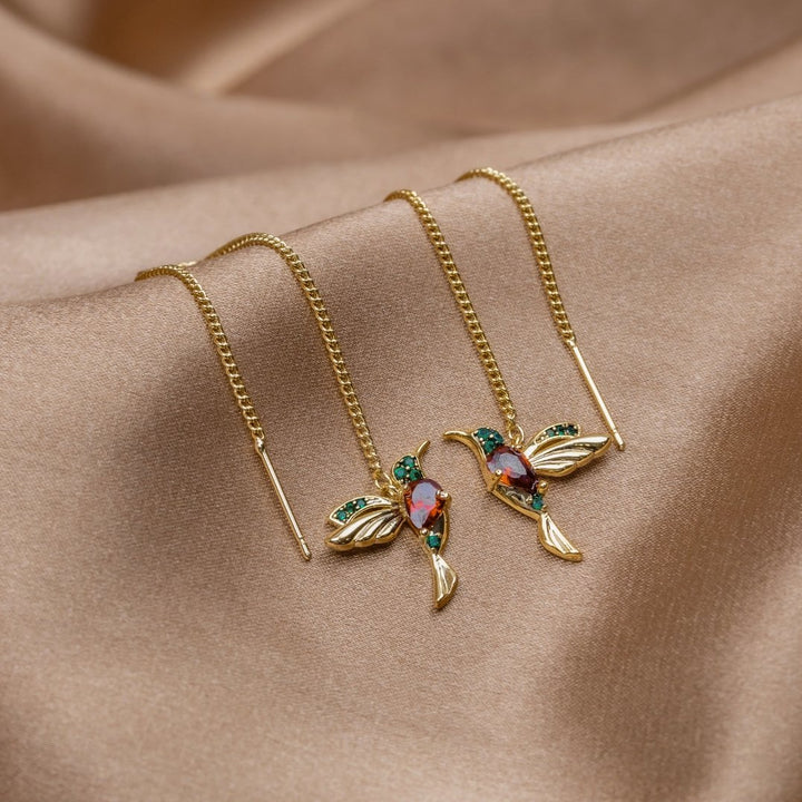 Elegant Hummingbird Earrings