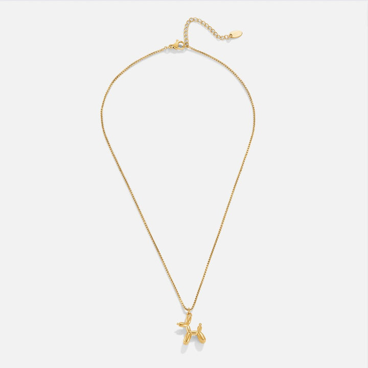 Golden Ball Necklace in Animal Shape