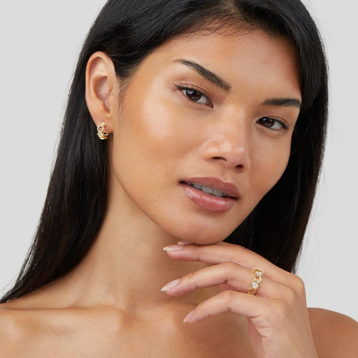 Cinthia - Gold and Crystal Ring