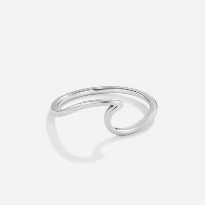 Imari Silver Waves Ring